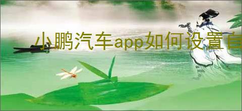小鹏汽车<strong>APP</strong>如何设置自动下电提醒