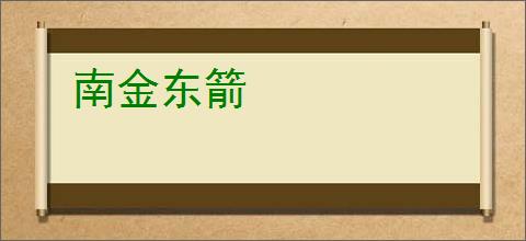 南金东箭